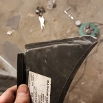 Mini rear quarter repair panel