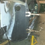 Mini inner wing repair panel